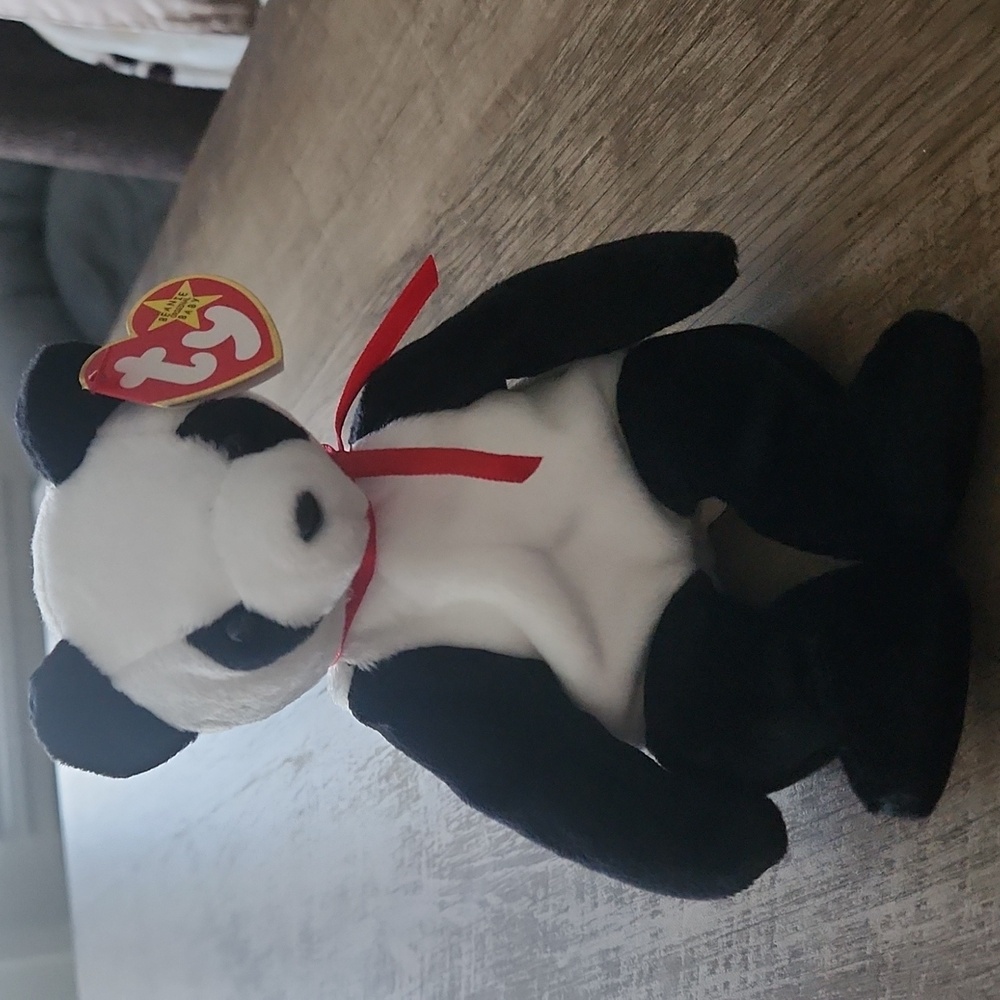 Fortune the panda bear beanie baby